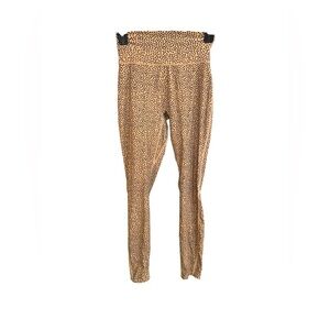 Stylish Tan Polka Dot Women's Pants